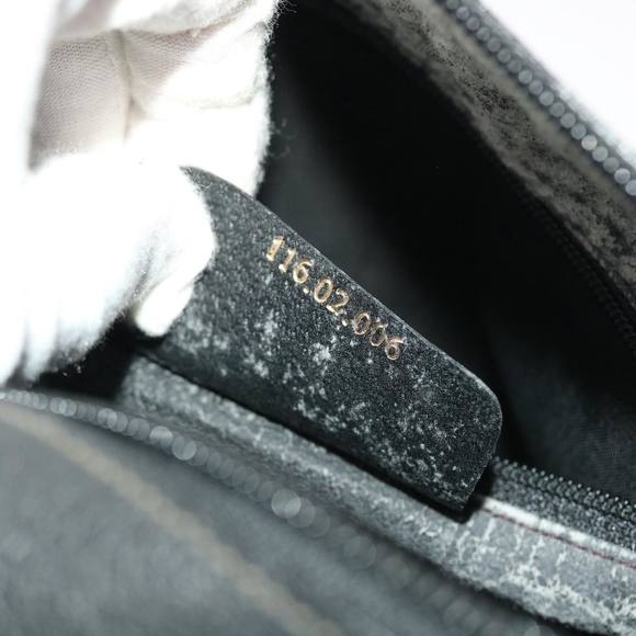 GUCCI GG Canvas Web Sherry Line Hand Bag PVC Leather Black Red Green Auth 49786 - Picture 12 of 16